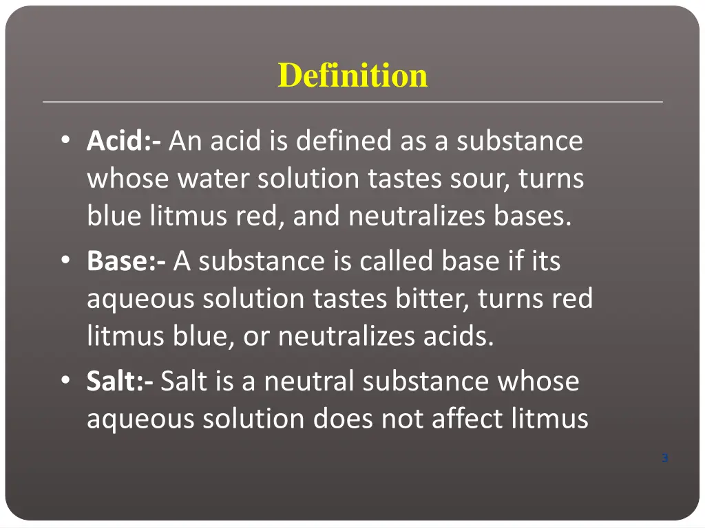 definition