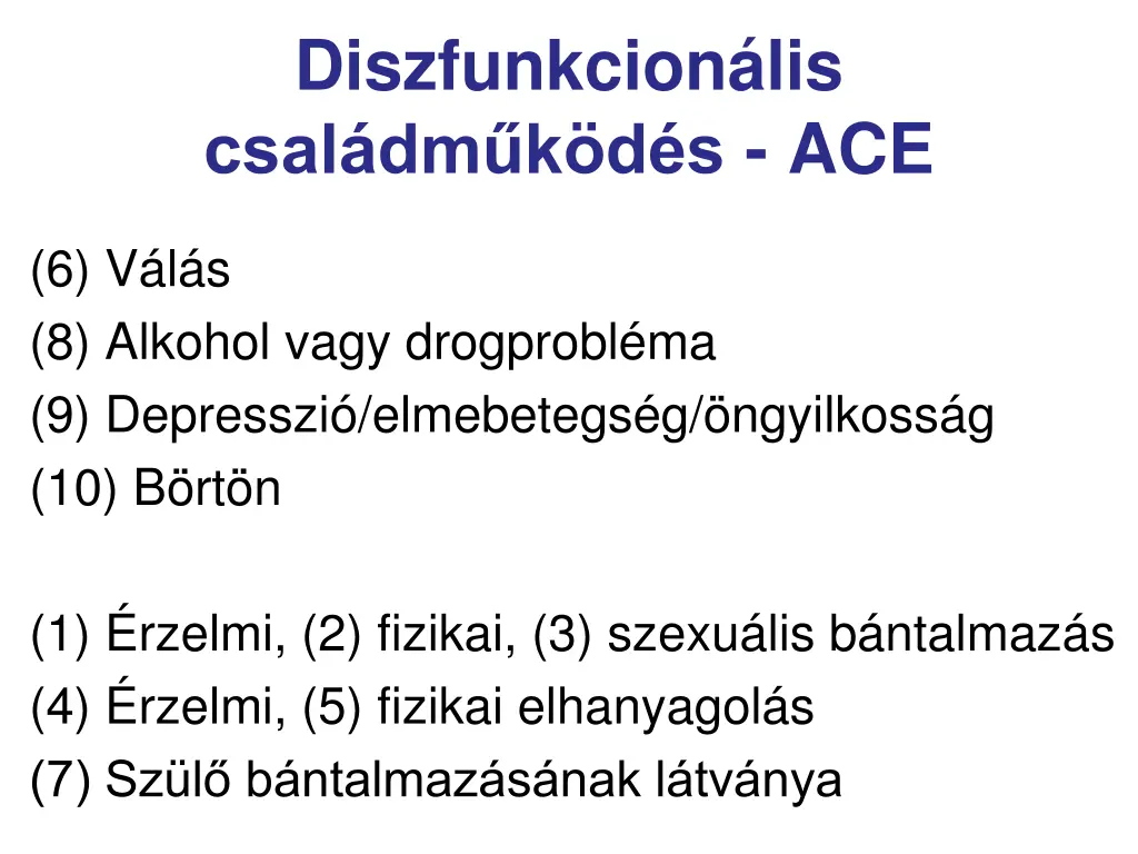 diszfunkcion lis csal dm k d s ace