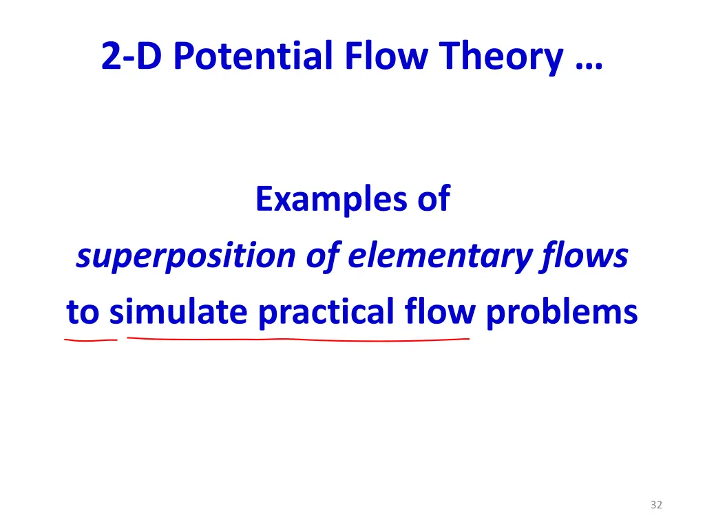 2 d potential flow theory 14