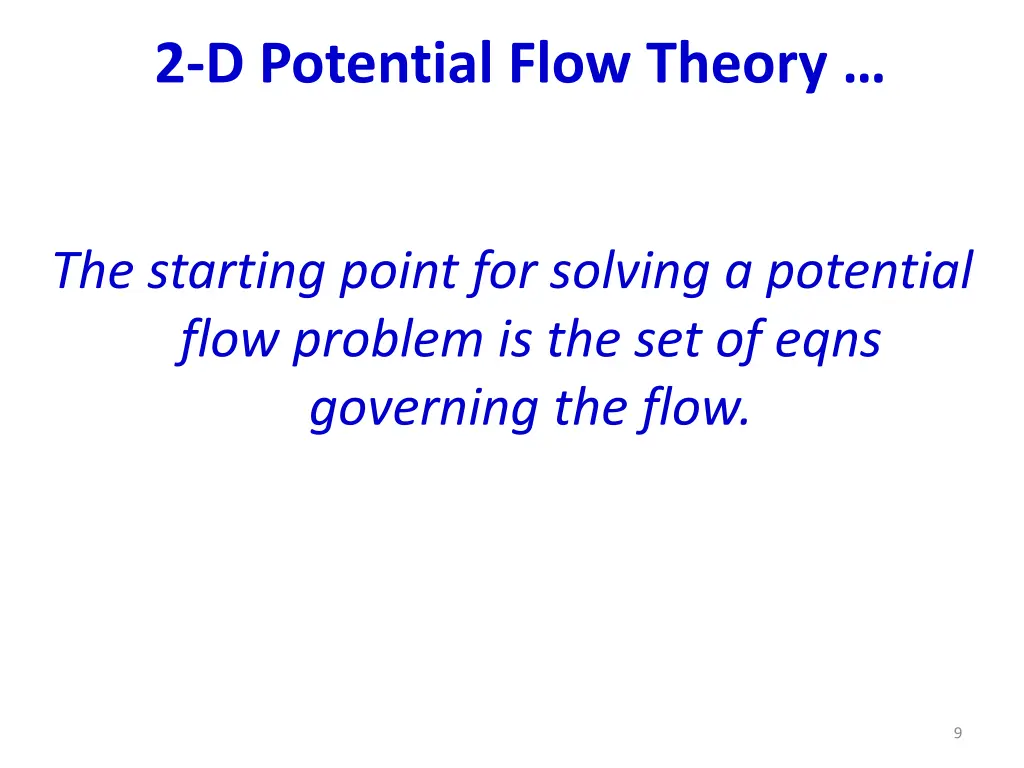 2 d potential flow theory 3