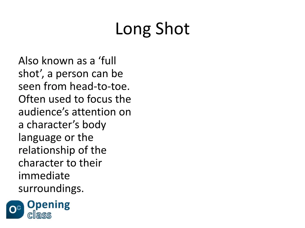 long shot