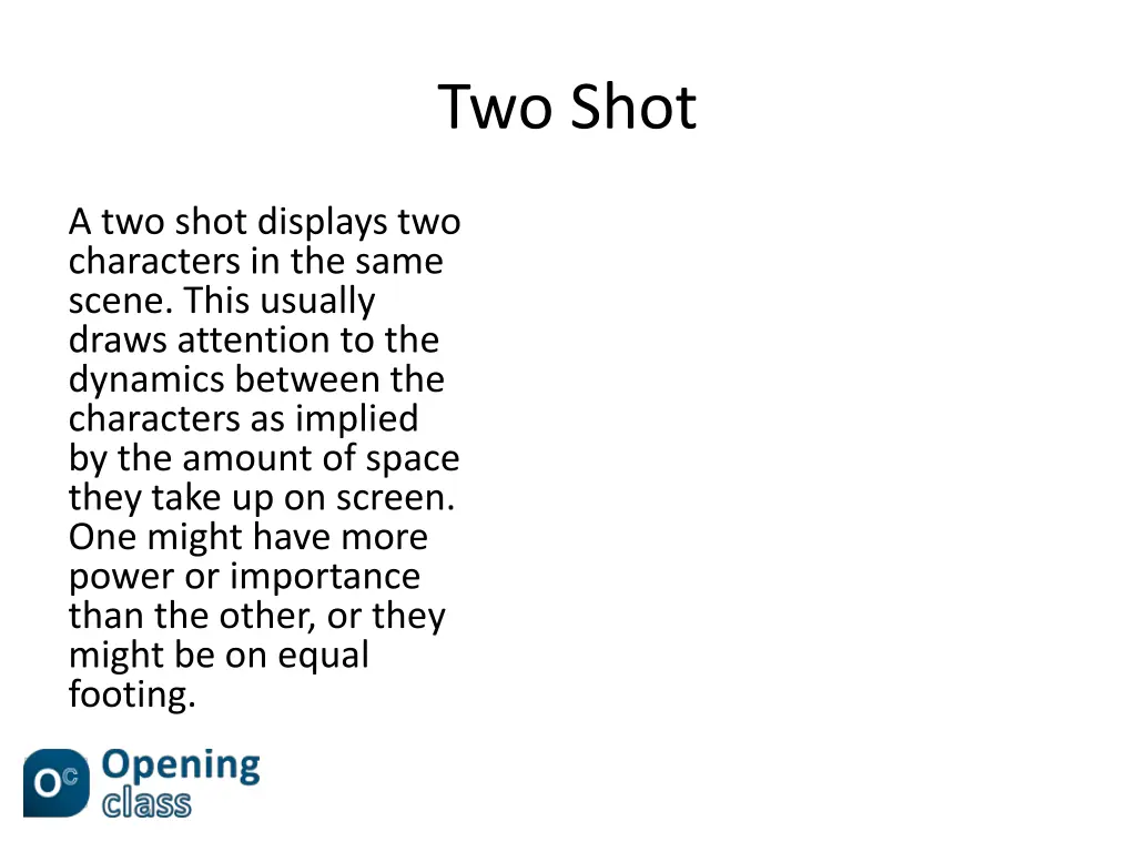two shot