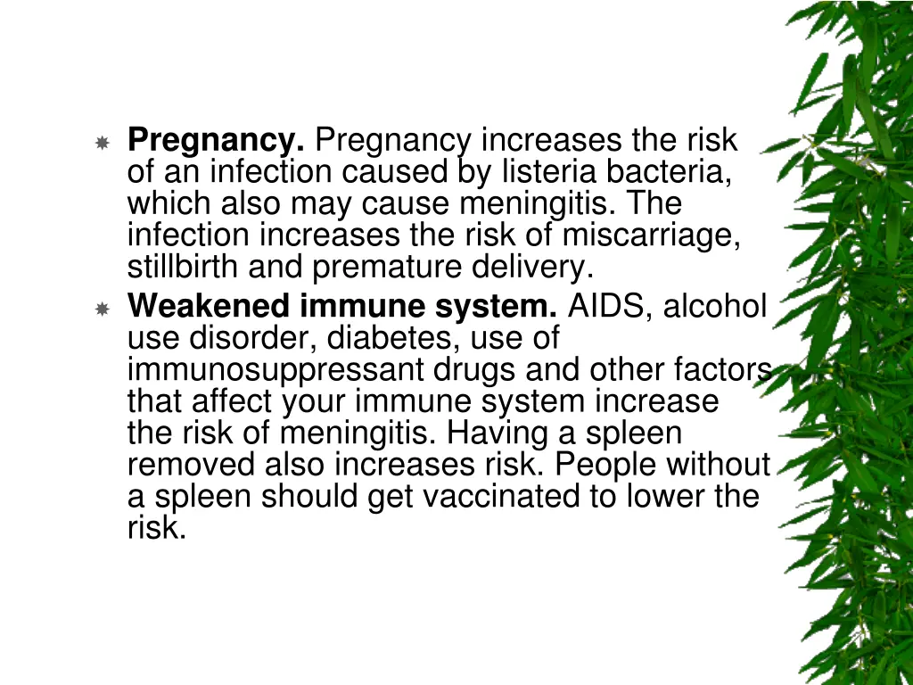 pregnancy pregnancy increases the risk