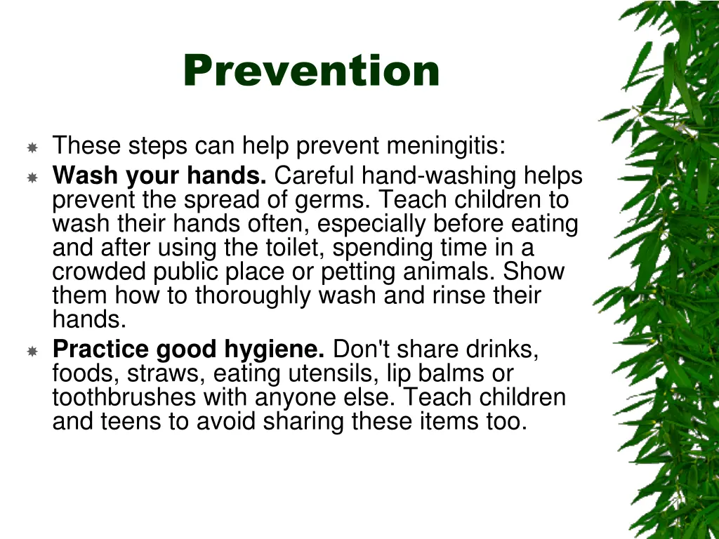 prevention