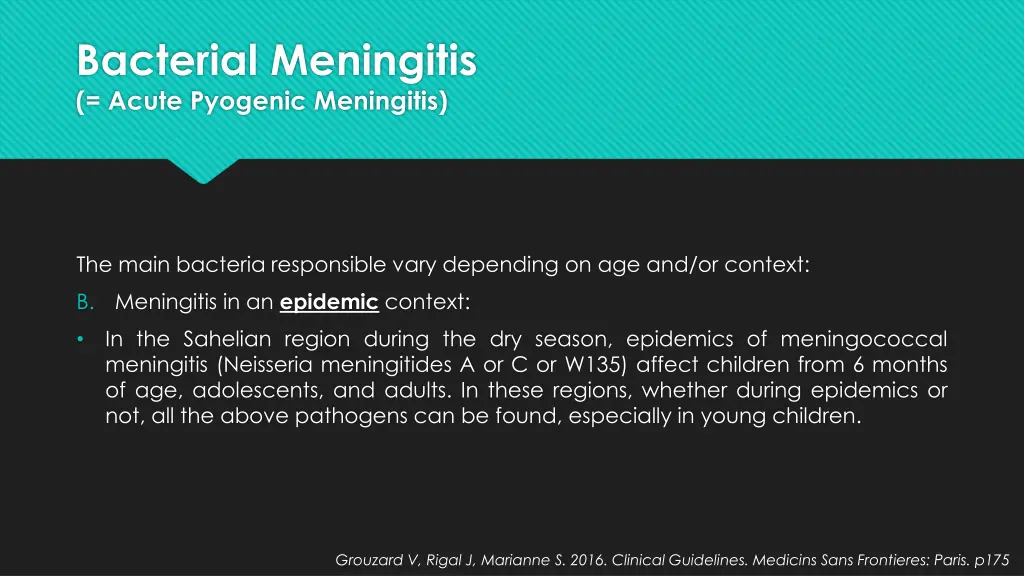 bacterial meningitis acute pyogenic meningitis 1