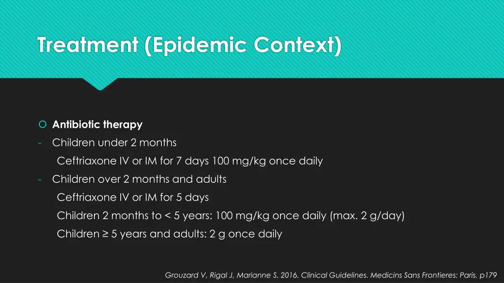 treatment epidemic context