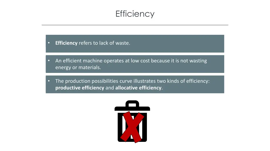 efficiency
