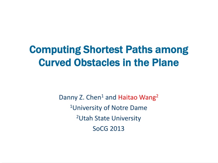 computing shortest paths among computing shortest