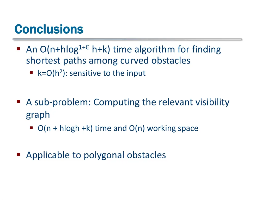 conclusions conclusions