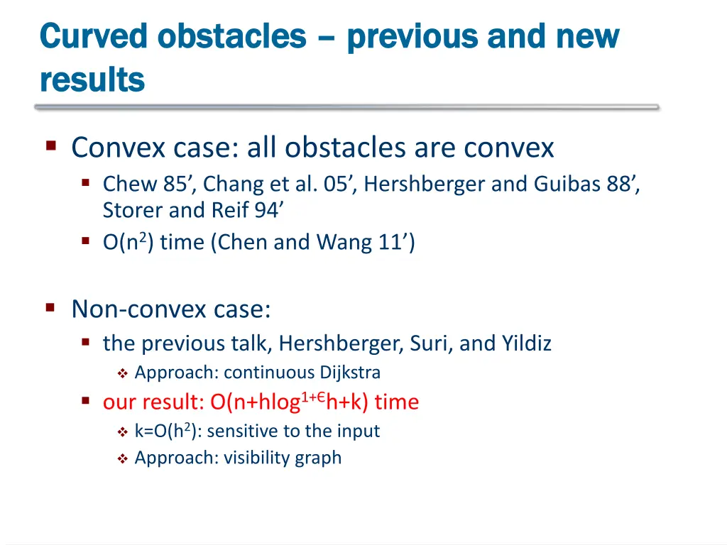 curved obstacles curved obstacles previous