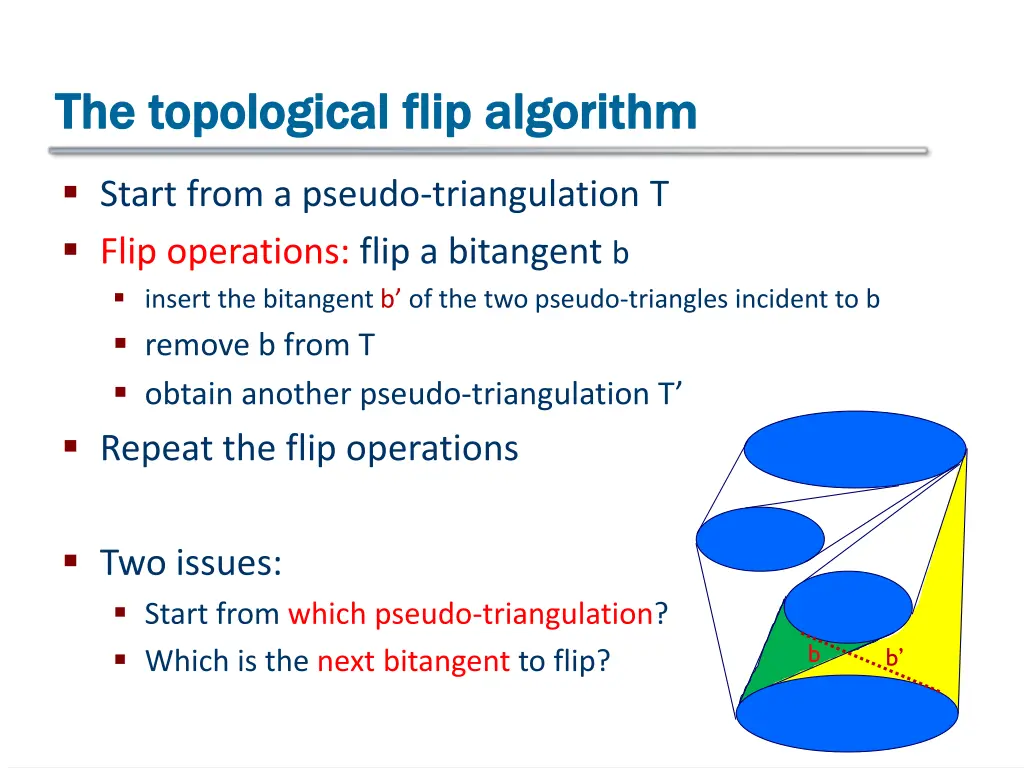 the topological flip algorithm the topological