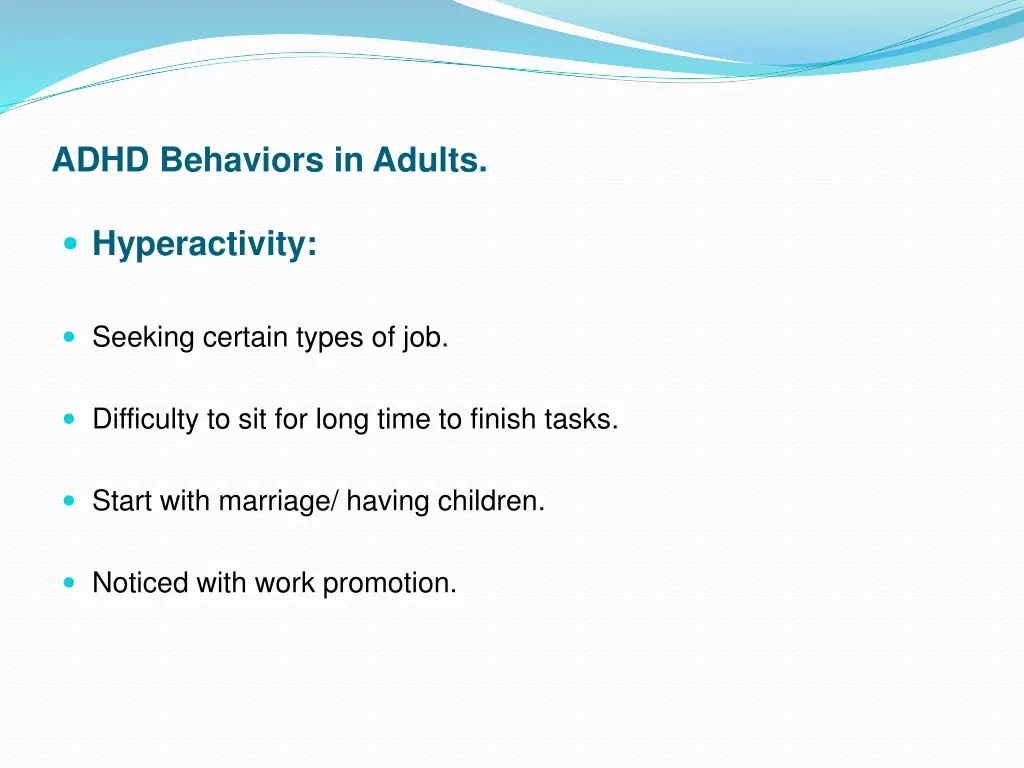 adhd behaviors in adults