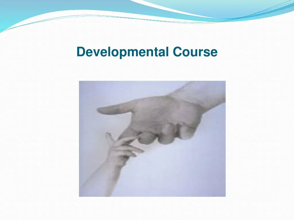 developmental course