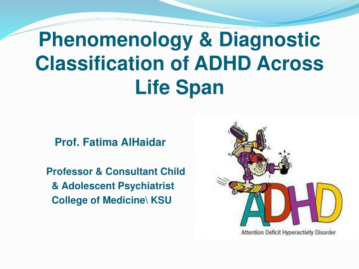 phenomenology diagnostic classification of adhd