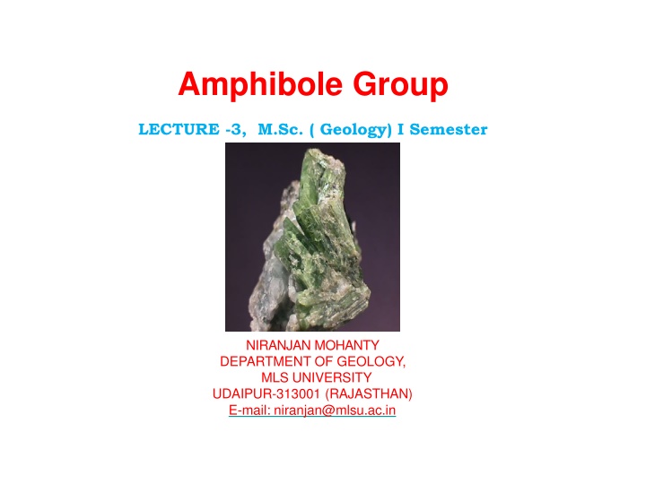 amphibole group
