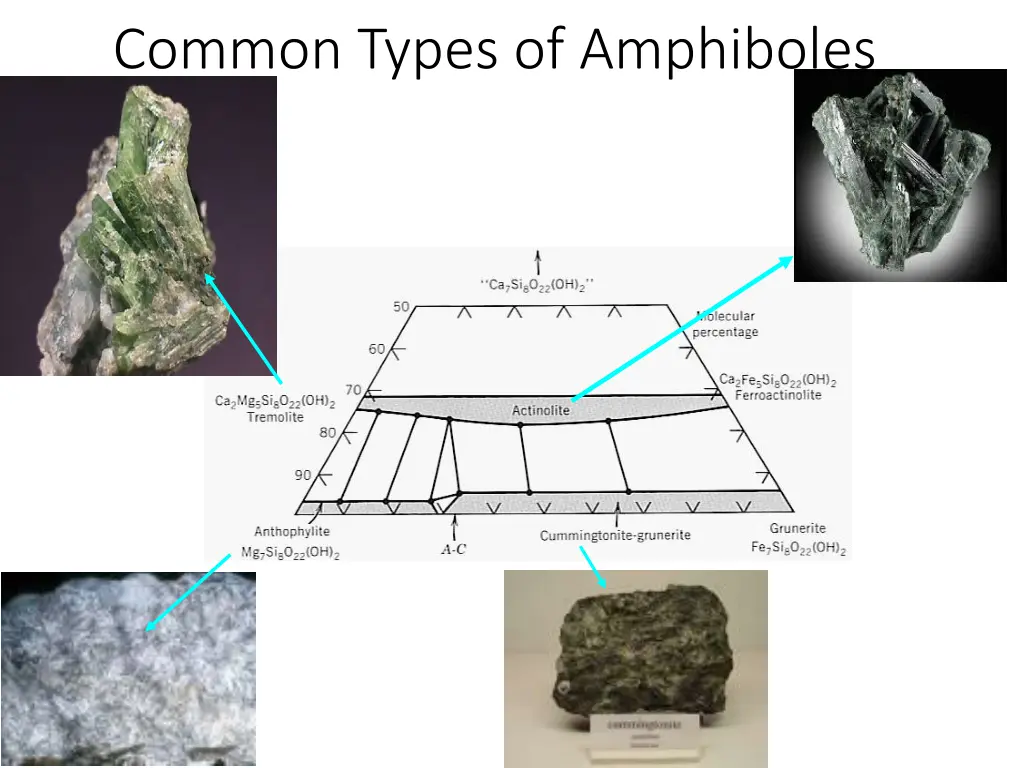 common types of amphiboles