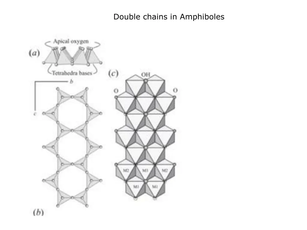 double chains in amphiboles