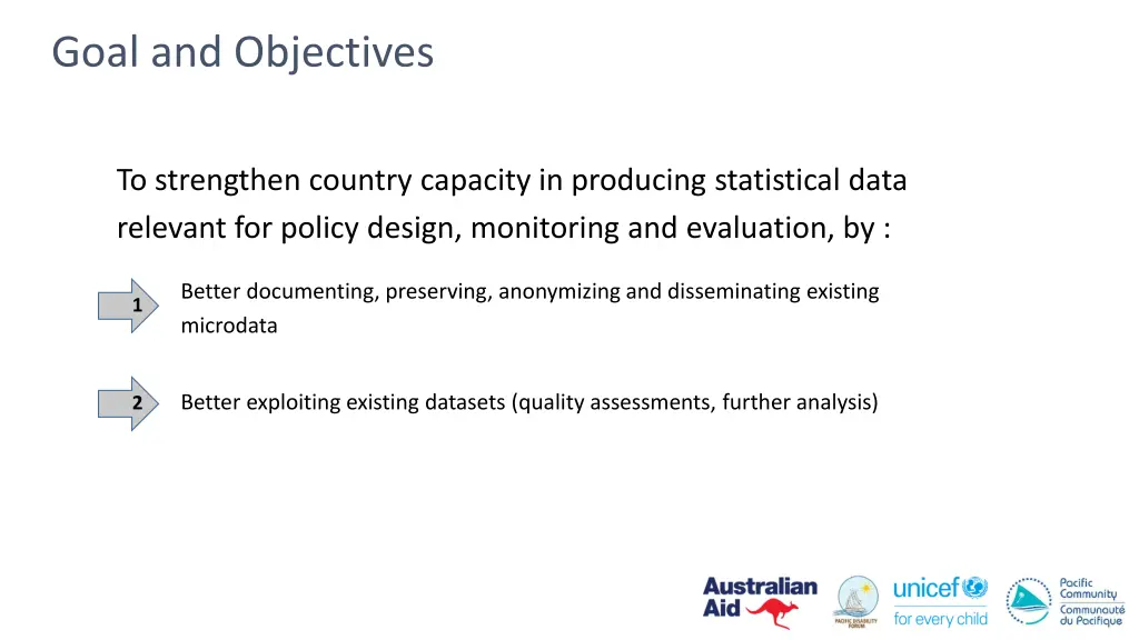 goal and objectives