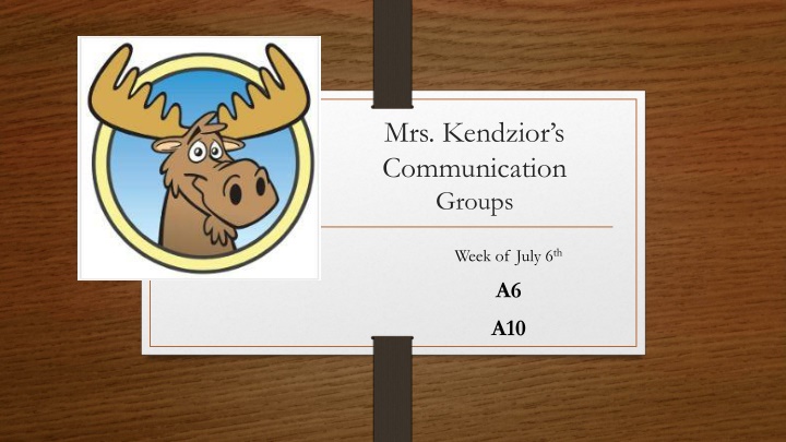 mrs kendzior s communication groups