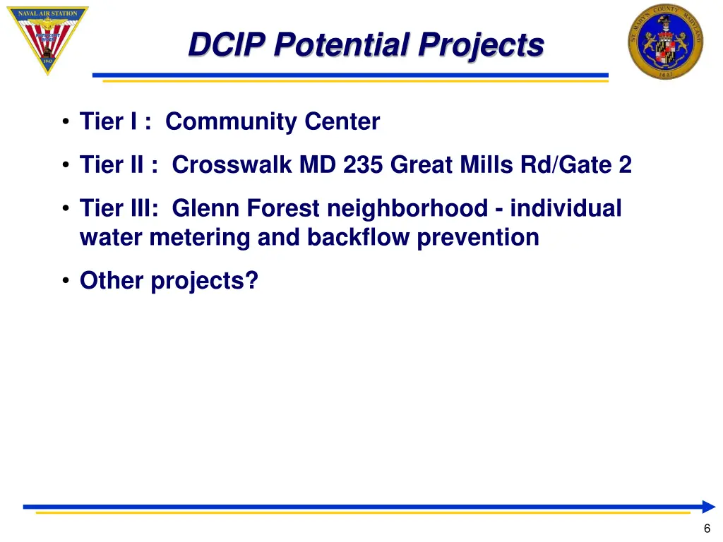 dcip potential projects