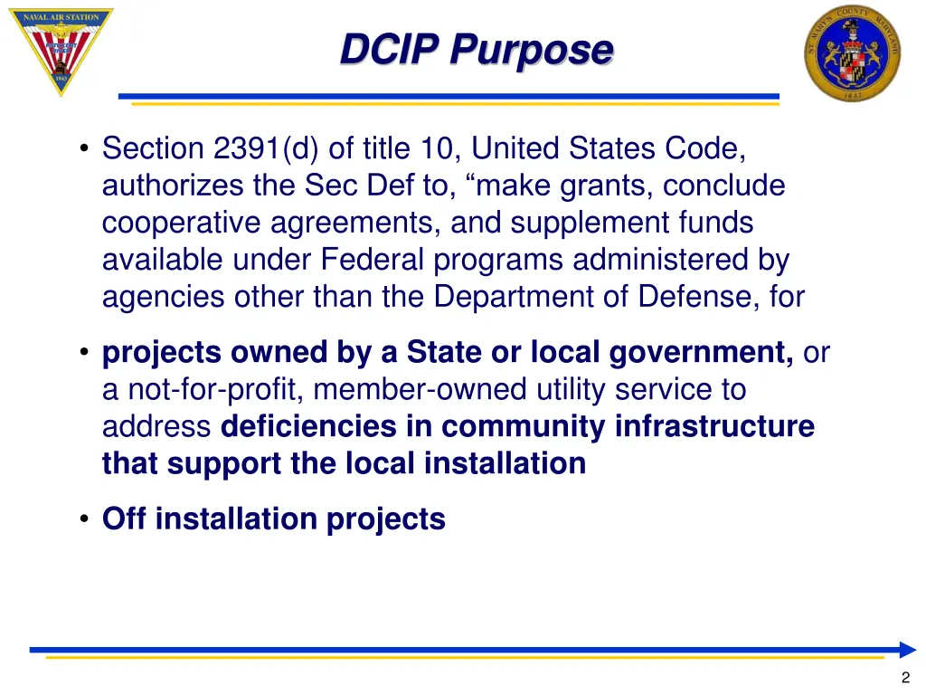 dcip purpose