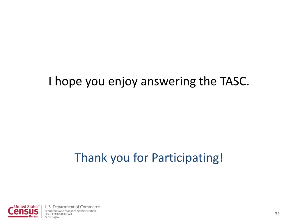 i hope you enjoy answering the tasc