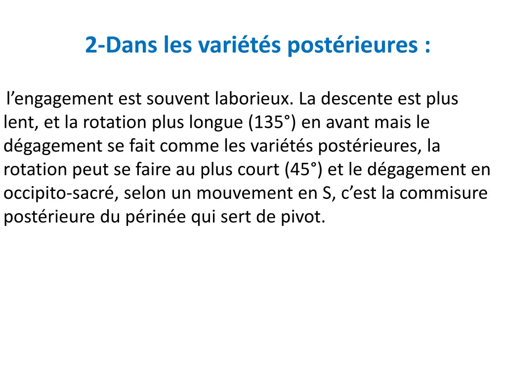 2 dans les vari t s post rieures