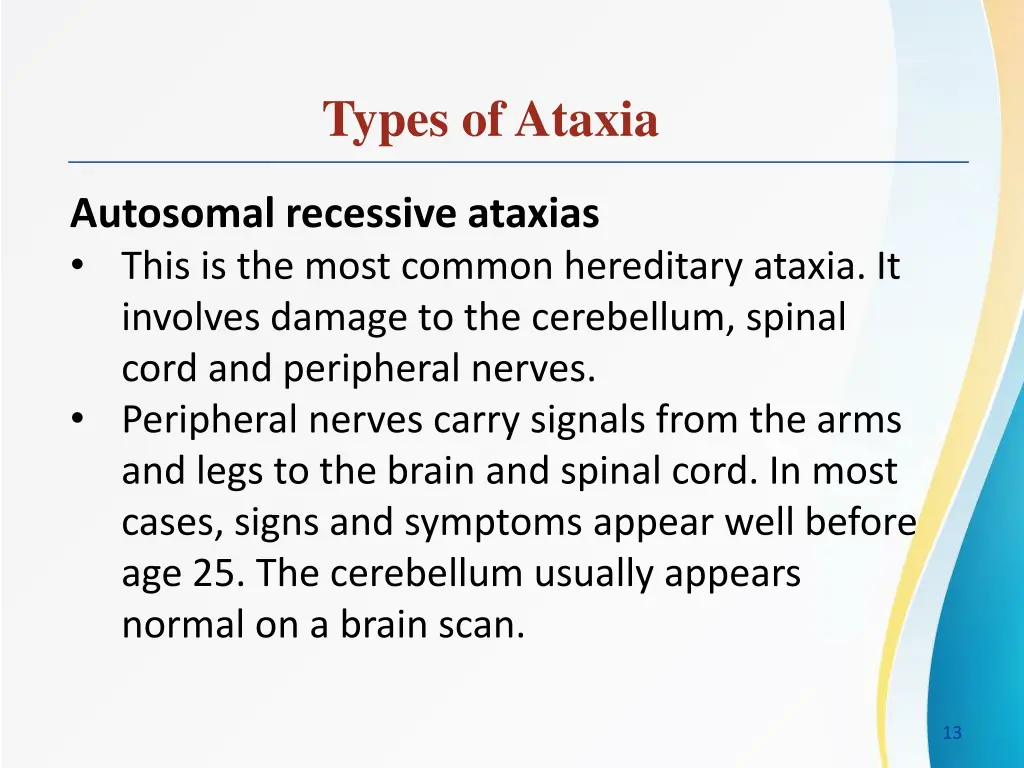 types of ataxia 1