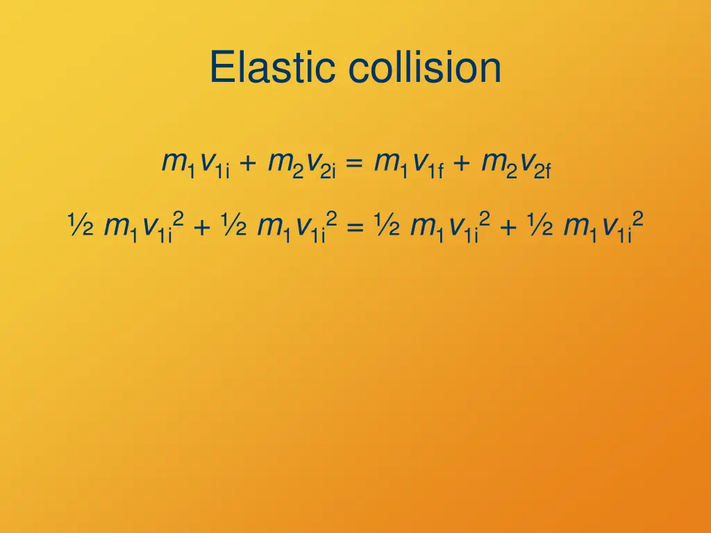 elastic collision 1