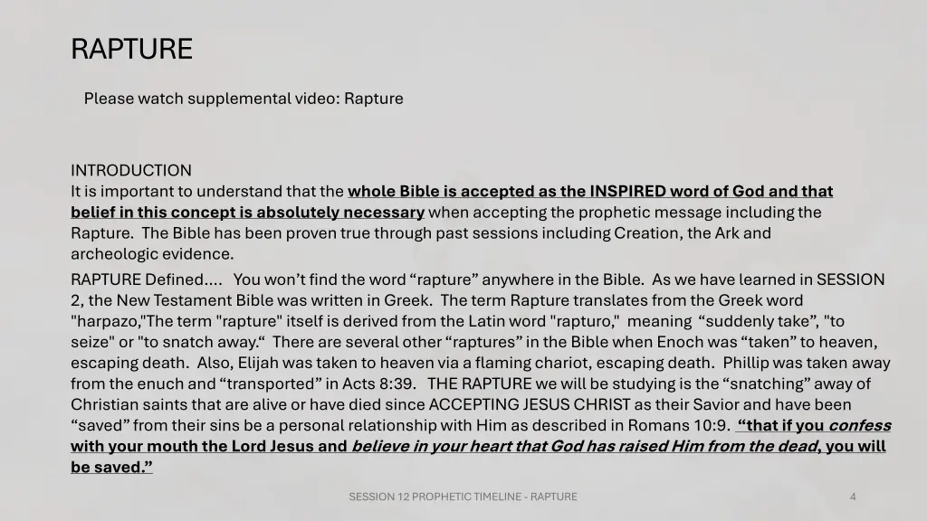 rapture