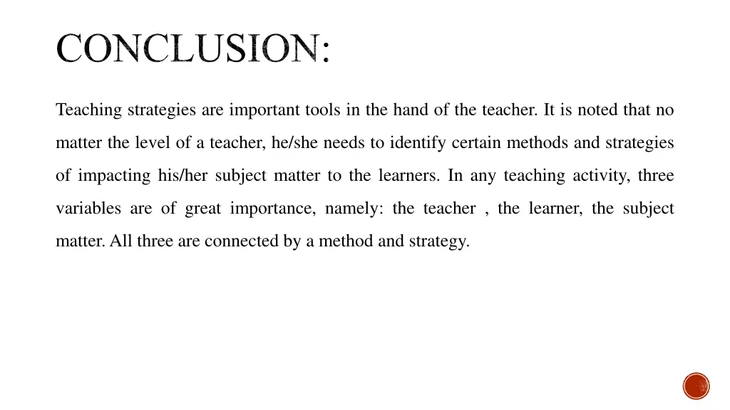 conclusion