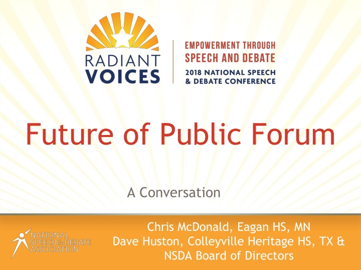 future of public forum