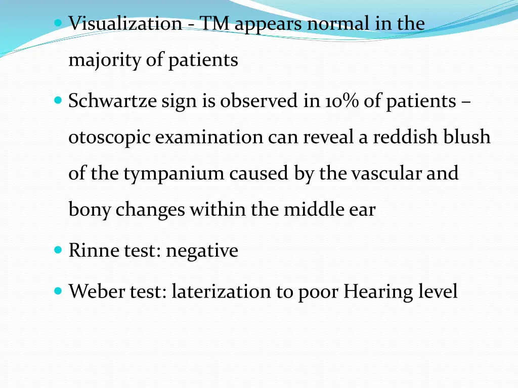 visualization tm appears normal in the
