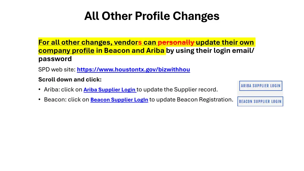 all other profile changes 1