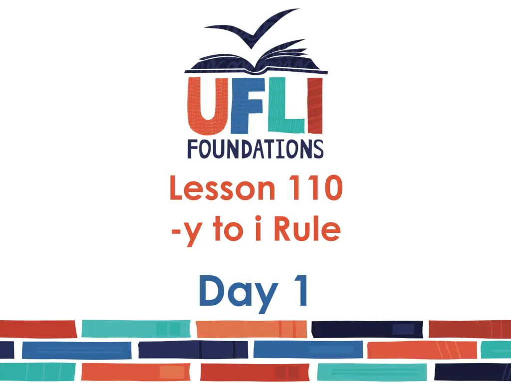 lesson 110 y to i rule 1