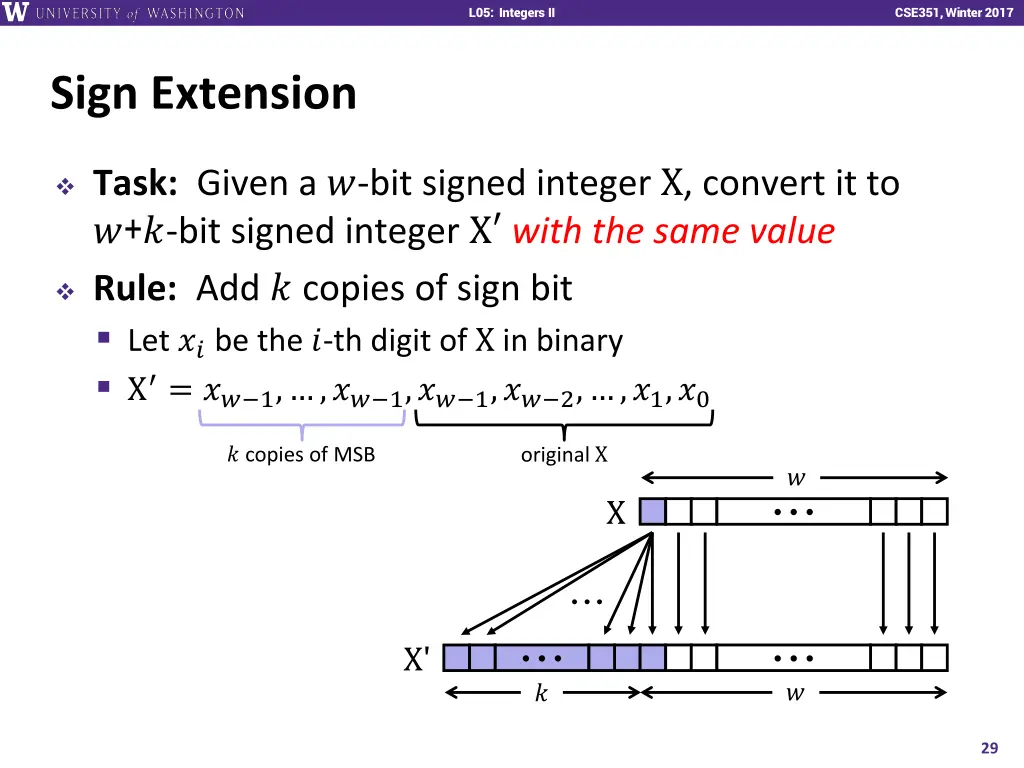 l01 intro combinational logic l05 integers ii 28