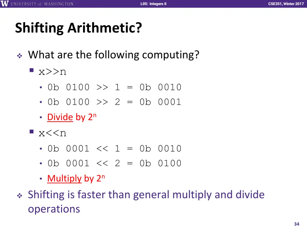 l01 intro combinational logic l05 integers ii 33
