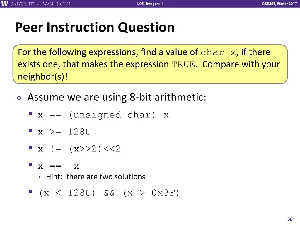 l01 intro combinational logic l05 integers ii 37