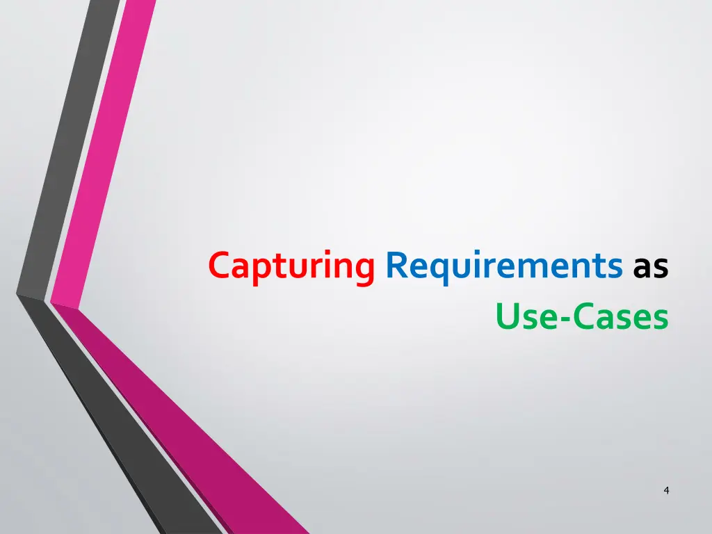 capturing requirements as