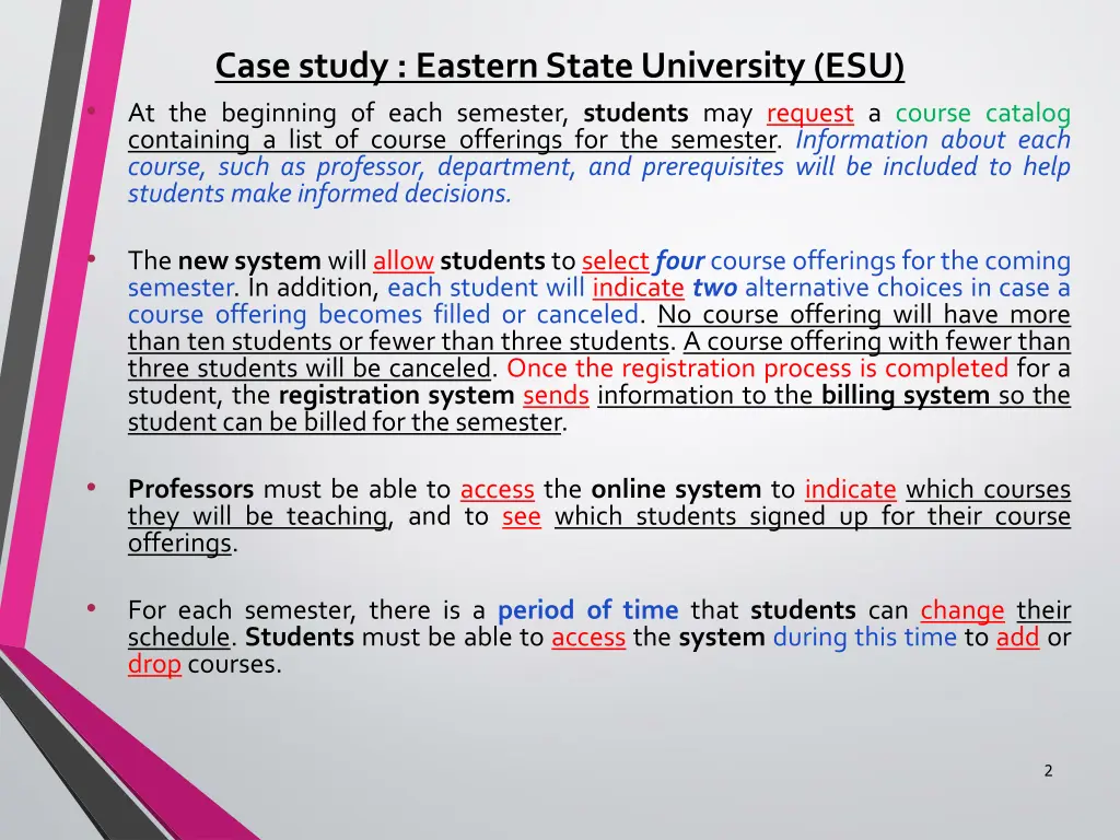 case study eastern state university esu 1