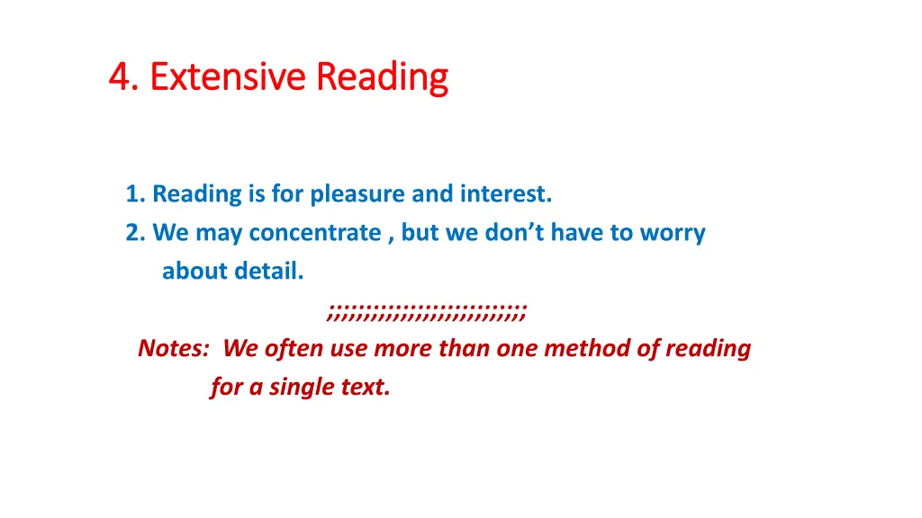 4 extensive reading 4 extensive reading