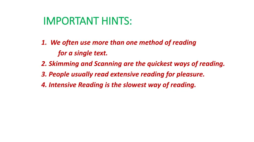 important hints important hints