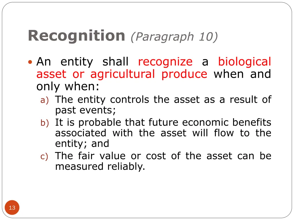 recognition paragraph 10