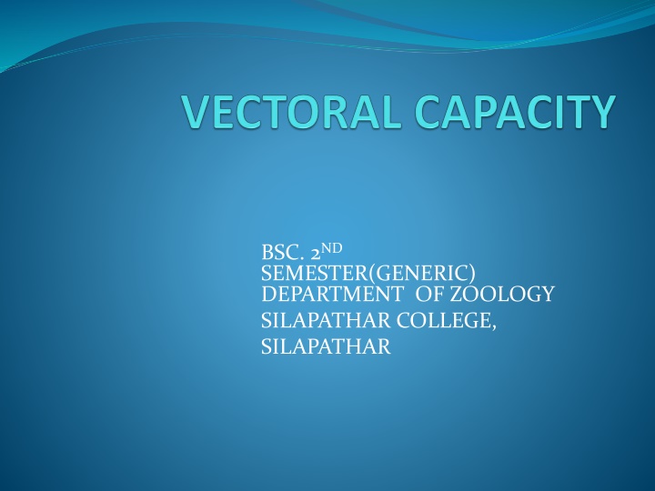 bsc 2 nd semester generic department of zoology