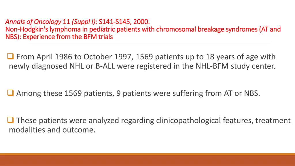annals of oncology annals of oncology 1