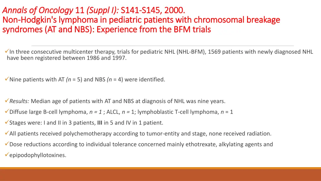 annals of oncology annals of oncology