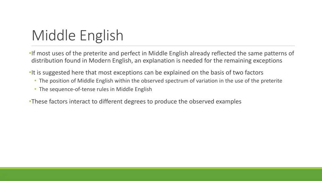 middle english 1