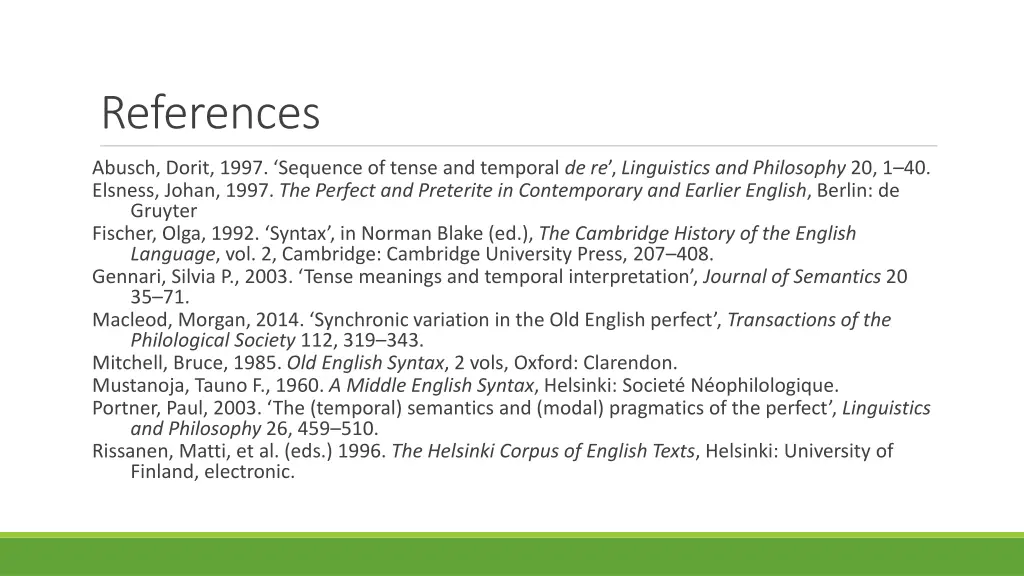 references
