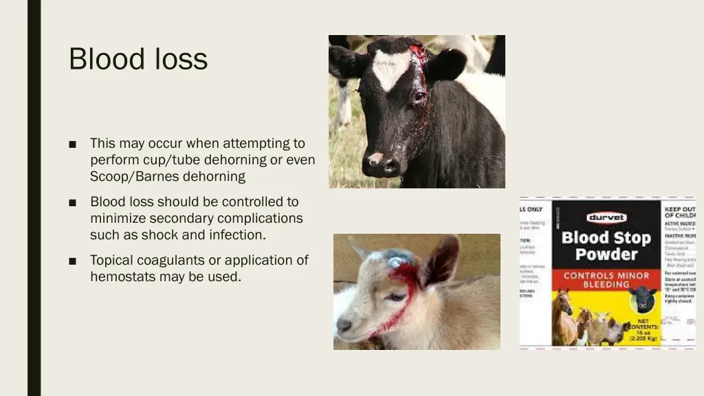blood loss
