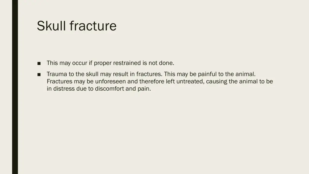 skull fracture